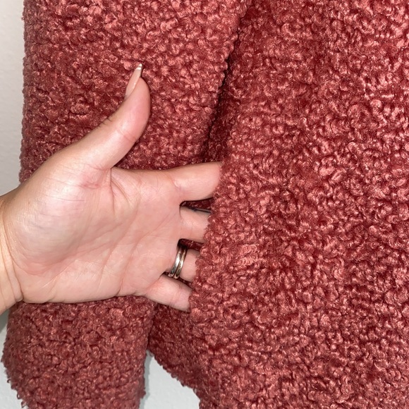 LC by Lauren Conrad Faux Fur Pink Jacket - Picture 5 of 7